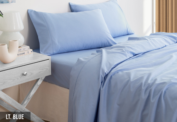 Royal Comfort 3000TC Bamboo Cooling Sheet Set - Available in Six Colours & Two Sizes