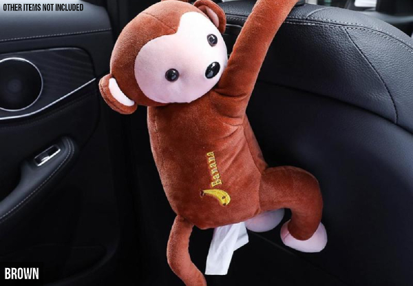 Monkey Tissue Holder - Two Colours Available with Free Delivery