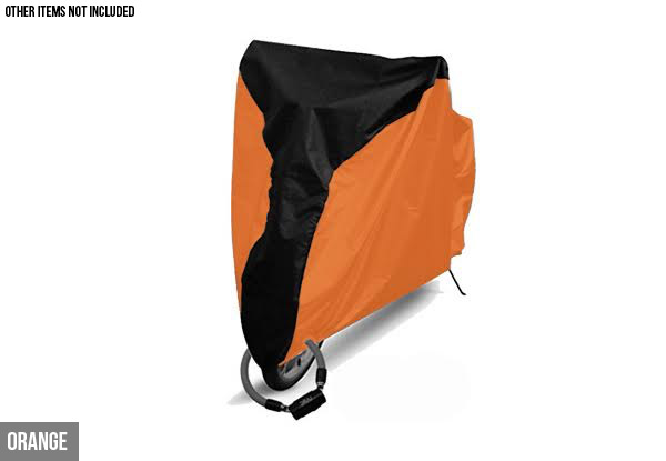 Water Resistant Dust Cover for Bicycle - Five Colours & Three Sizes Available