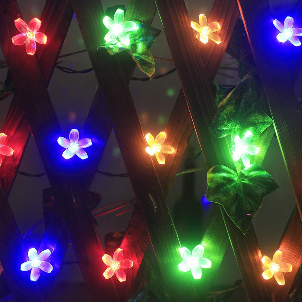 Solar Cherry Blossom Fairy String Light - Available in Three Colours & Three Sizes