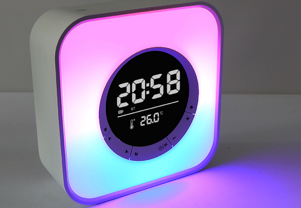 Wireless Mini Speaker Clock with LED Display