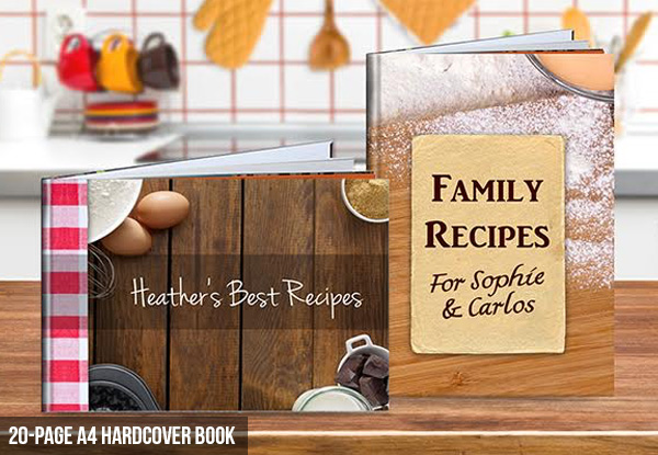 Personalised Recipe Books - Three Sizes Available