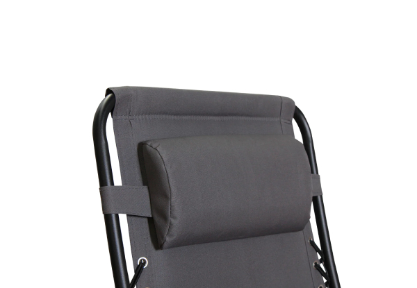 Zero Gravity Padded Chair - Two Colours Available