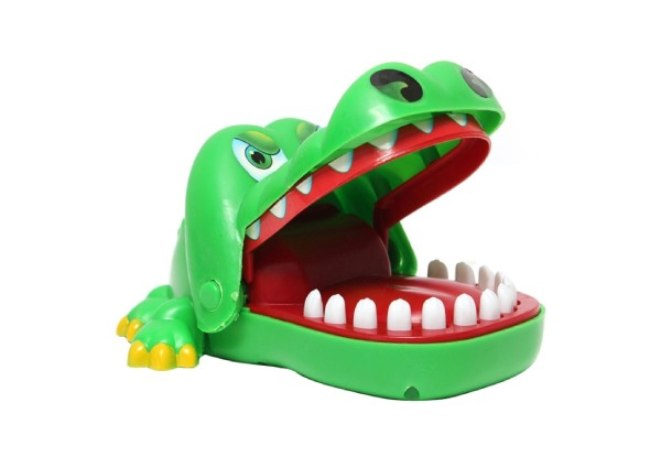 Crazy Crocodile Pushing Teeth Bite Toy