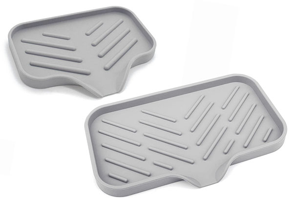 Kitchen Sink Silicone Tray with Drainage System - Two Sizes Available