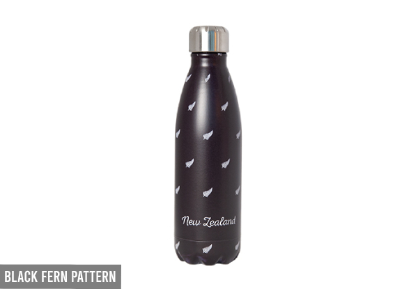 500ml Stainless Steel Drink Bottle - Five Styles Available