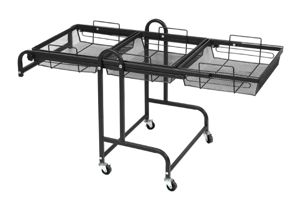 Levede Three-Tier Kitchen Trolley Cart Shelf Rack