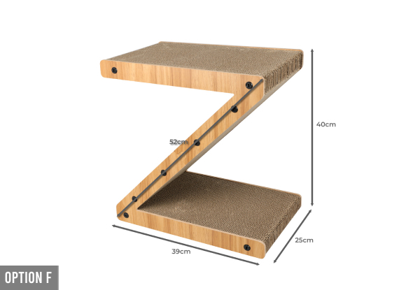 Pawz Cat Scratching Board Range - Six Options Available