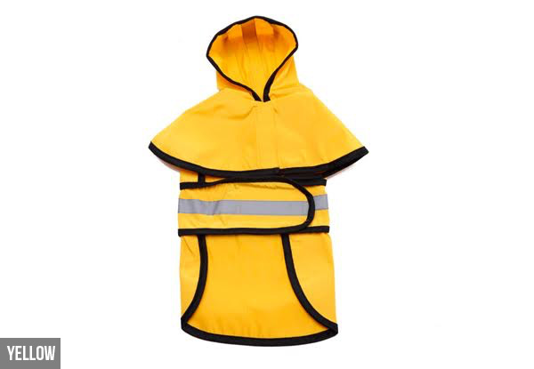 Dog Rain Coat - Four Clours & Six Sizes Available