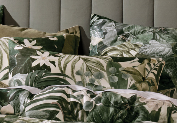 Greenhouse Duvet Cover Incl. Pillowcase - Available in Three Sizes & Option for Extra European Pillowcase