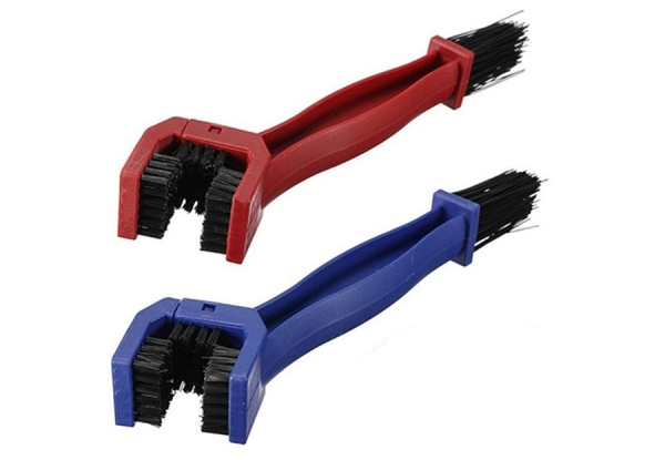 Bicycle Tooth Disc Chain Cleaning Brush - Two Colours Available & Option for Two