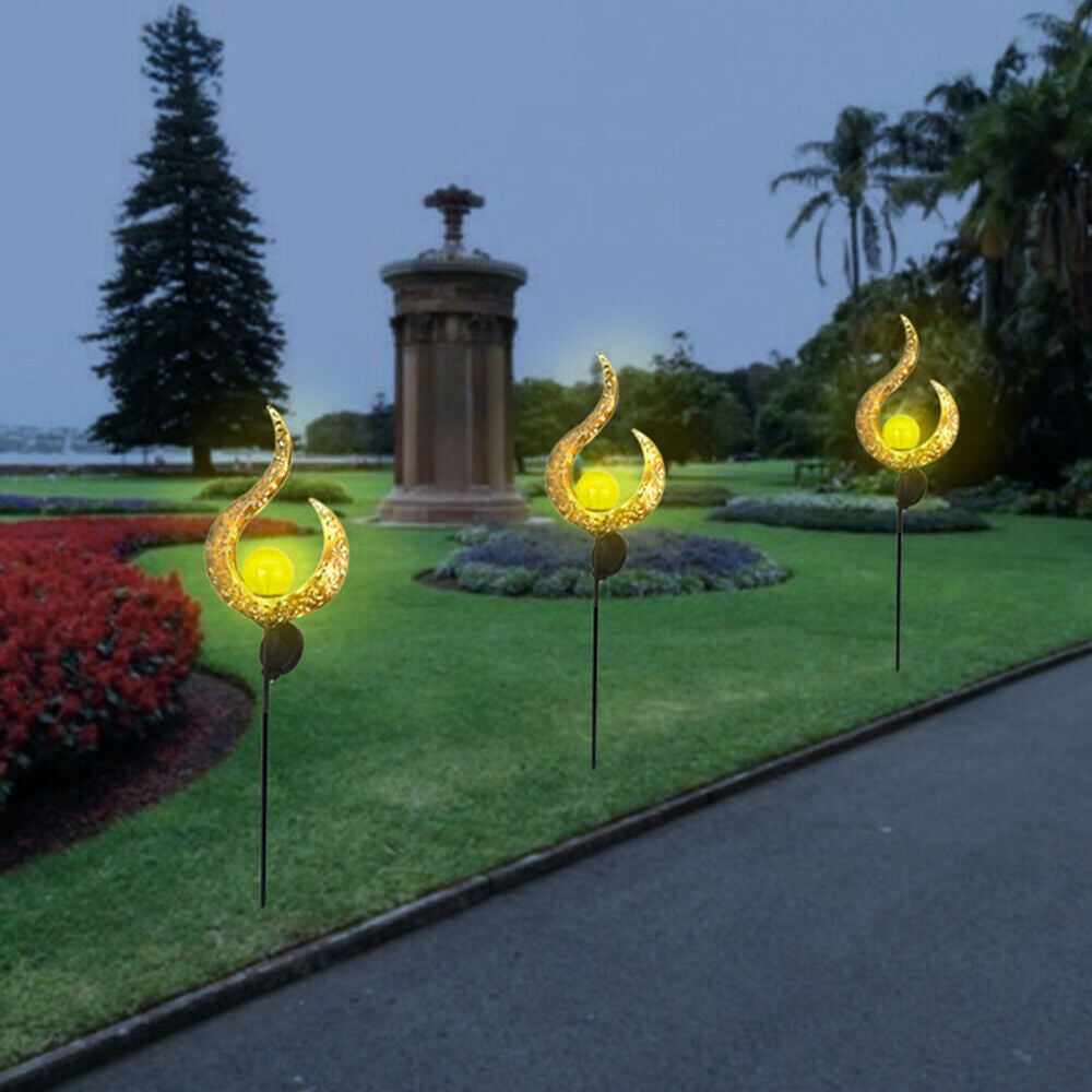 Outdoor Solar Hollow Flame Light