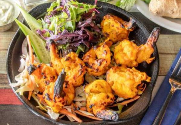 $20 Basmati Indian Eatery Meal Voucher - Options for Dine-In or Takeaway - Valid Seven Days a Week