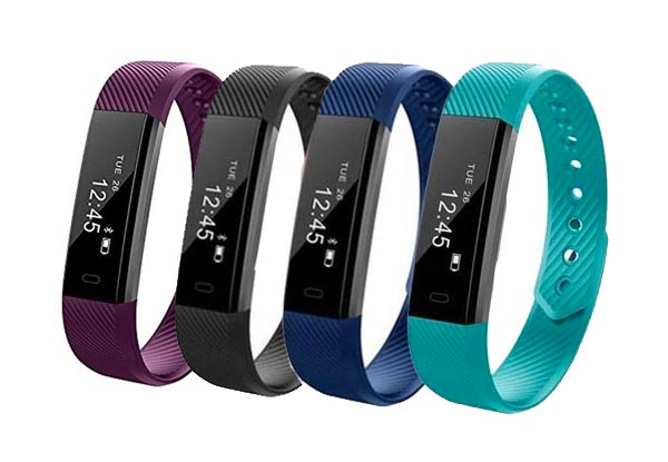 Slim Fitness Tracker with Free Metro Shipping - Four Colours Available