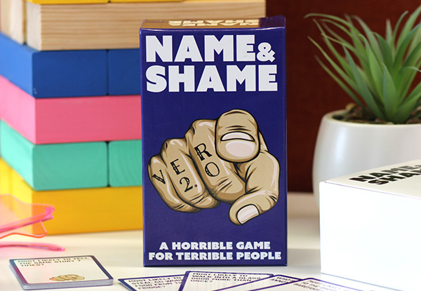 Name & Shame Card Game - Elsewhere Pricing $49.99