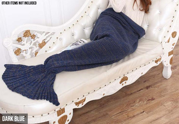 Mermaid Tail Blanket - Two Colours Available