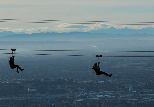 Weekday Zipline Pass on New Zealand's Highest & Longest Zipline at the Christchurch Adventure Park