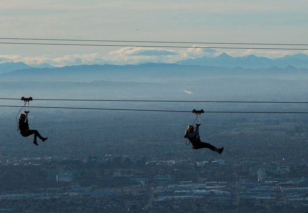 Weekday Zipline Pass on New Zealand's Highest & Longest Zipline at the Christchurch Adventure Park - Valid Wednesday & Thursday Only