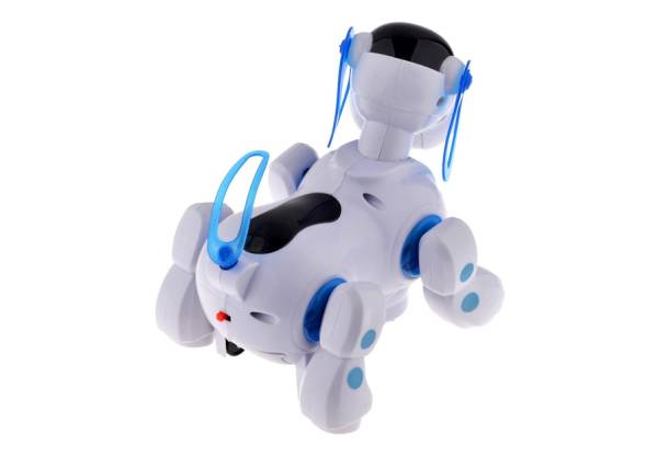 Robot Electronic Walking Patrol Dog - Two Colours Available & Option for Two with Free Delivery