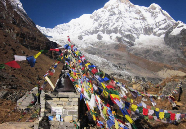 Per-Person, Twin-Share 12-Day Nepal Annapurna Base Camp Trek incl. Trekking Guide, Transport, Meals, Four-Night Hotel Accommodation & More