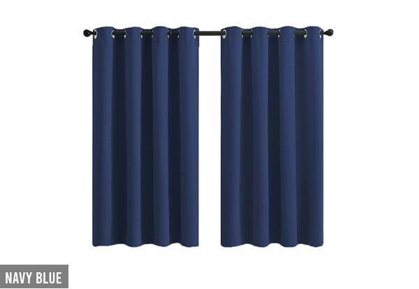 Single Pure Coloured Curtain - Option for Pair of Curtains & Six Colours Available