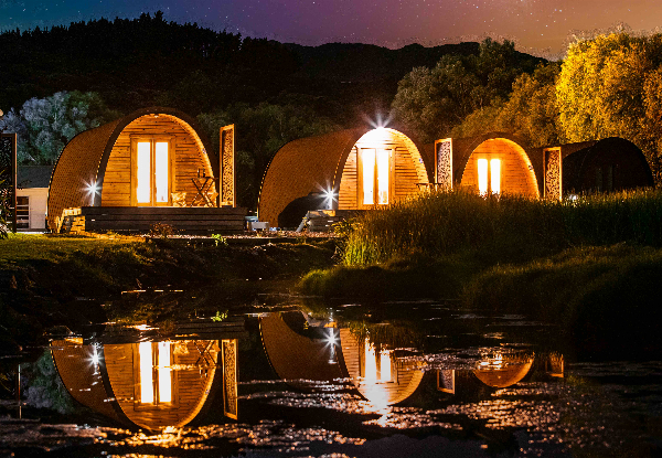 Two-Night Beachside Glamping Stay in a Standard or Deluxe Pod for Two People incl. Late Checkout - Option for Three Night Stay - Coromandel Shelly Beach
