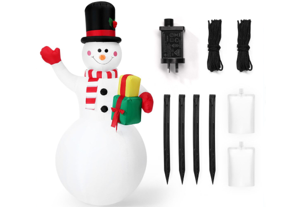 Solight 180cm LED Inflatable Snowman