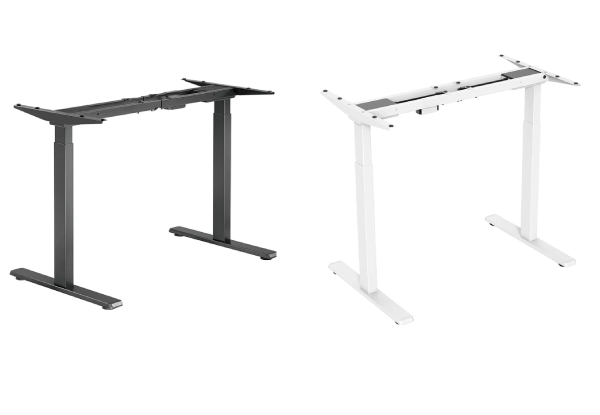 Adjustable Height Desk Frame Dual Motors - Available in Two Colours