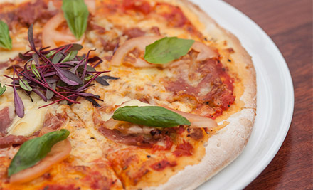 Two Lunch Mains or Pizzas for Two People - Option for Four or Six People - Valid Wednesday to Sunday