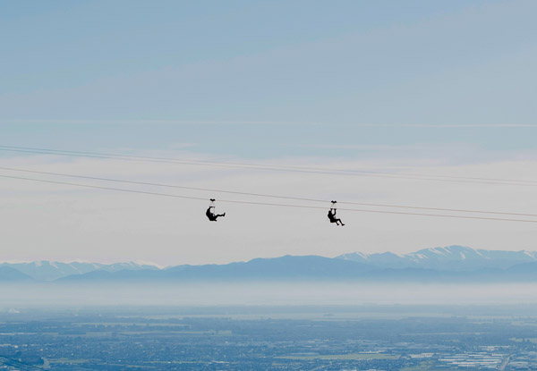 Weekday Zipline Pass on New Zealand's Highest & Longest Zipline at the Christchurch Adventure Park