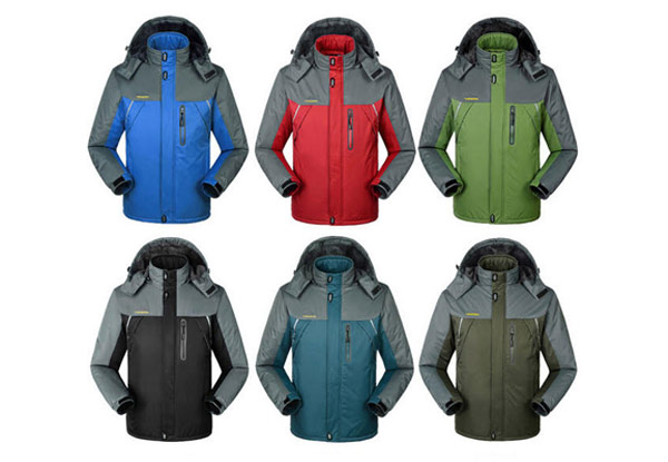 Fleece Lined Weatherproof Jacket - Six Colours Available