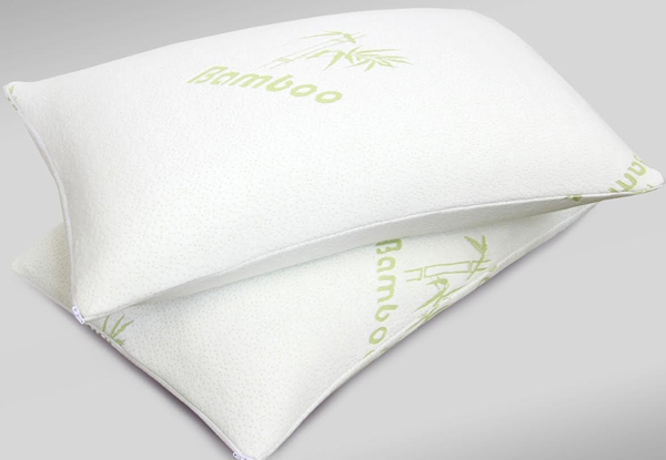 $29 for a Large Hypoallergenic Bamboo Pillow, or $52 for Two