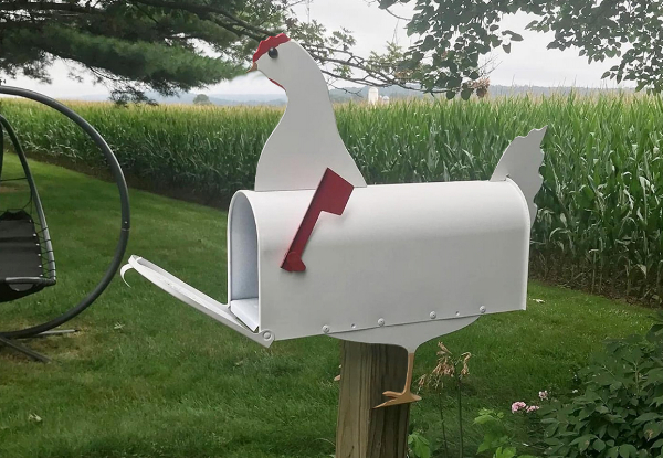 Unique Metal Animal Mailbox - Available in Three Styles & Option for Two-Pack