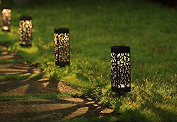 Two-Pack of Solar Powered LED Garden Lights with Free Delivery