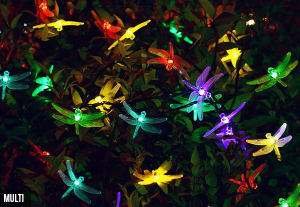 Dragonfly Solar Powered Garden Lights