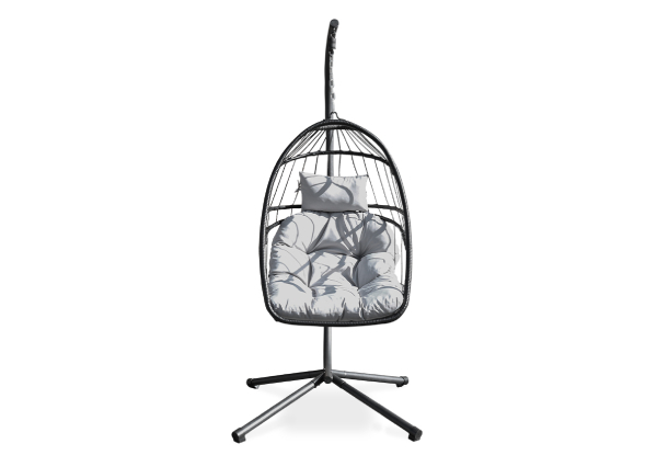 iFurniture Rony Folding Hanging Chair with Cushion