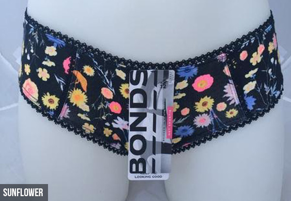 Two-Pack of Women's Bonds Hot Shortie Undies -  Five Sizes & Four Designs Available