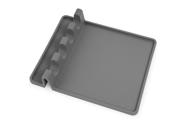 Silicone Utensil Rest with Drip Pad - Three Colours Available