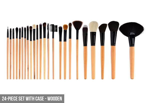 Make-Up Brush Sets - Options for 12-, 20- or 24-Piece Sets