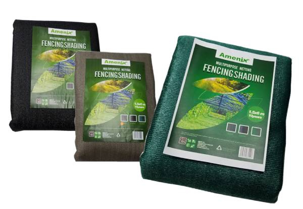 Amenix Premium 90% UV Resistant Garden Netting Sun Shade - Three Colours Available