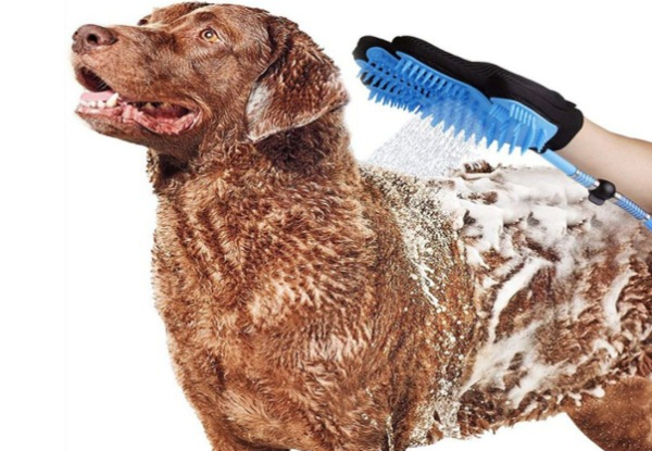 Pet Spray Bath Brush