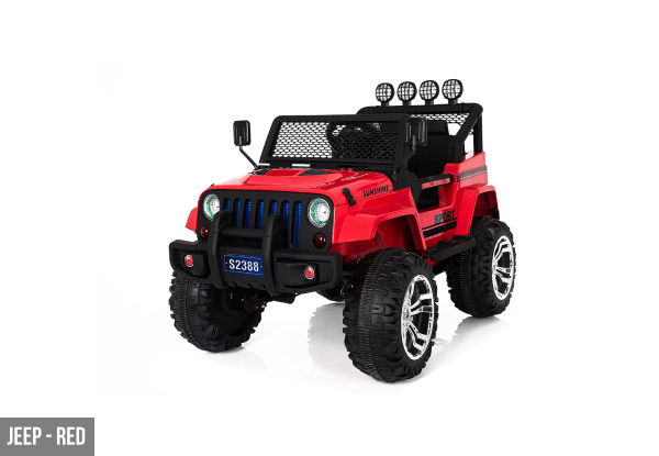 Kids Ride-On Jeep or Car - Four Options Available