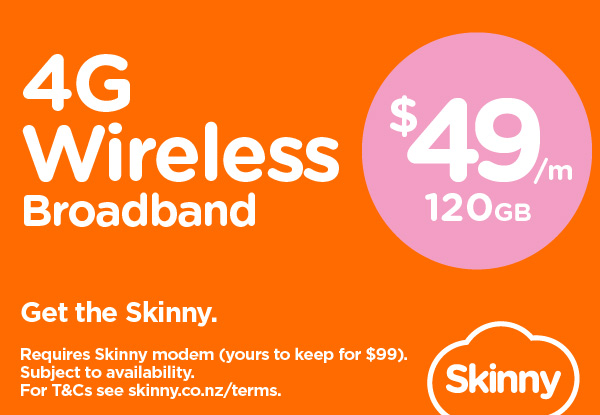4G Wireless Broadband at Skinny Prices & No Pesky Contract