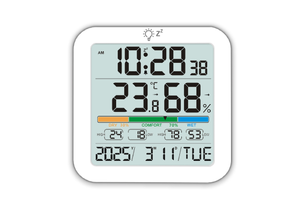 Desktop Digital Thermometer with Alarm Clock