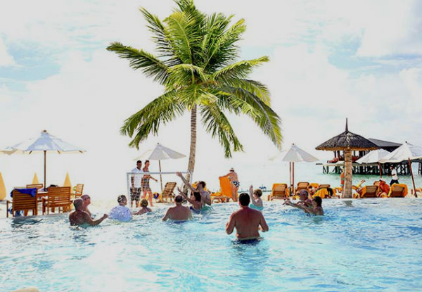 Per-Person, Twin-Share Seven-Night All-Inclusive Maldives Escape incl. Food & Drinks Package, Oceanfront Villa, Minibar & Much More
