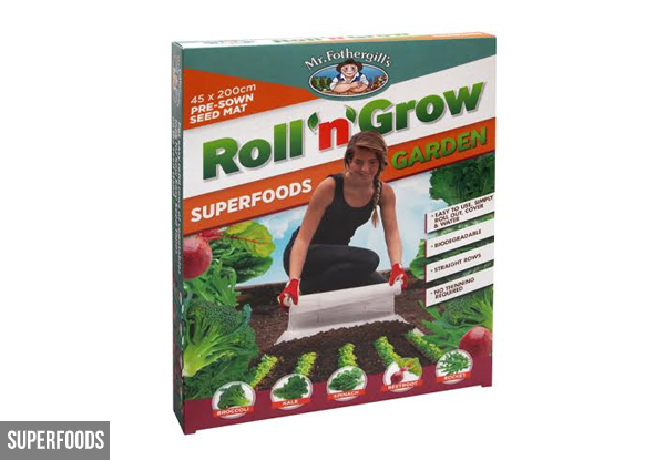 Roll 'n' Grow Range - Option for Superfoods or Cottage Flowers