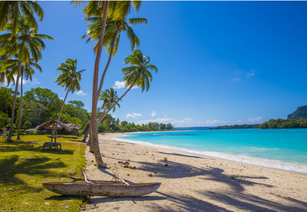 10-Night Christmas Pacific Fly/Stay/Cruise Package for Two People with Stops in Isle of Pines, Lifou, Vanuatu & Santo incl. Flights to Sydney & Pre-Cruise Accommodation