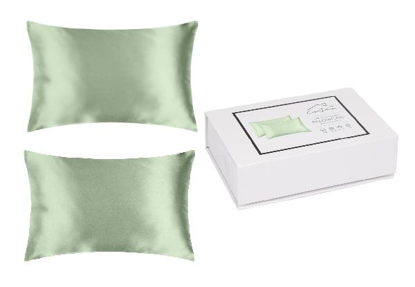 Twin Pack Casa Decor Luxury Satin Pillowcase - Five Colours Available