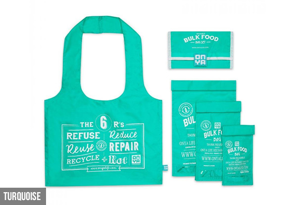 Five-Piece Reusable Food Bag Set - Two Colours Available