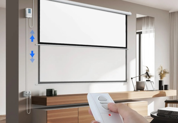 120-Inch Electric Motorised Projector Screen